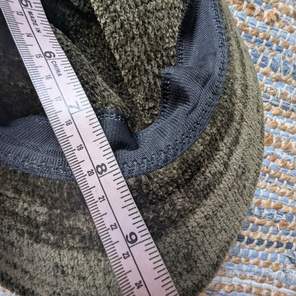 Altar'd State Olive Green Textured Wide Brim Hat One Size Western Rustic Boho Br